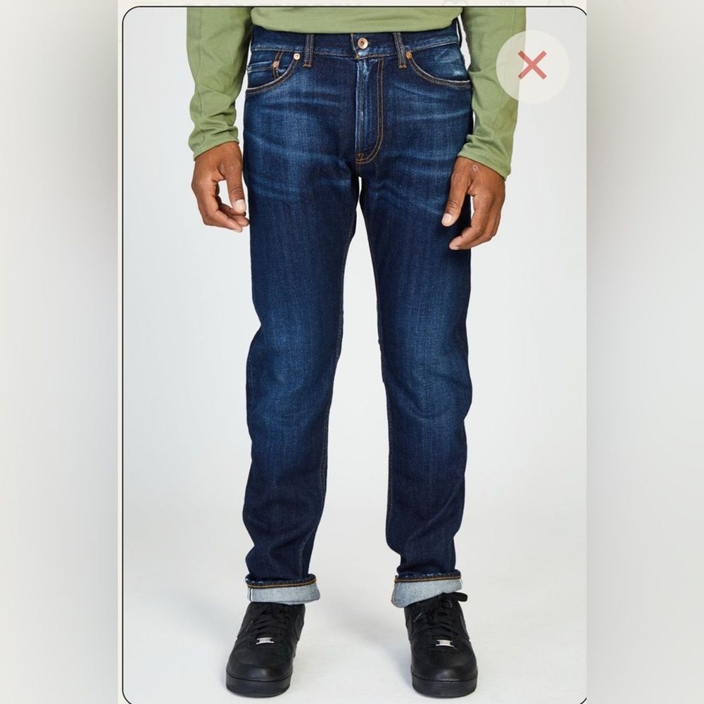 President's Mens Blue Luxury Japanese‎ Selvedge Jeans Denim 34